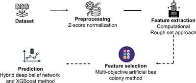 Multi-Objective artificial bee colony optimized hybrid deep belief network and XGBoost algorithm for heart disease prediction